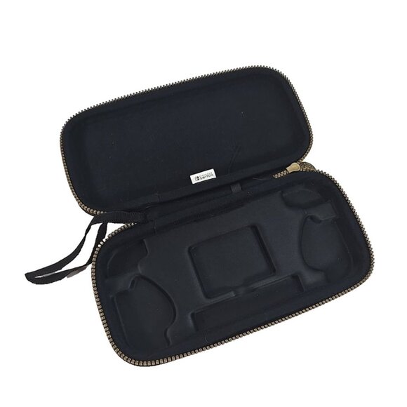 The Legend of Zelda Breath of the Wild Switch Case Brown Embossed Carrying Bag - Picture 5 of 9